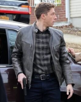 Blue Bloods Will Hochman Grey Leather Jacket