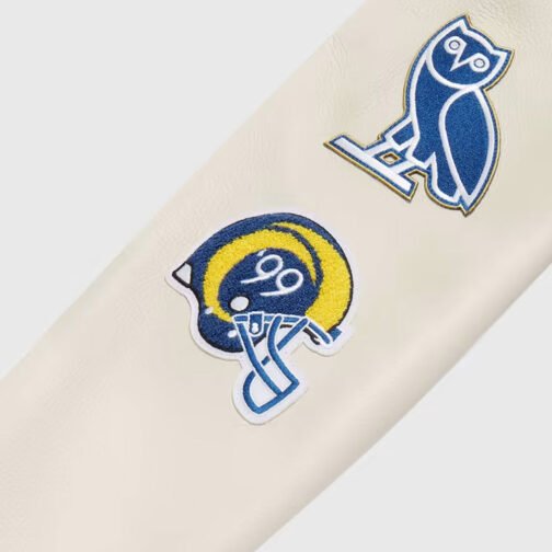 OVO Los Angeles Rams Varsity Jacket - Image 5