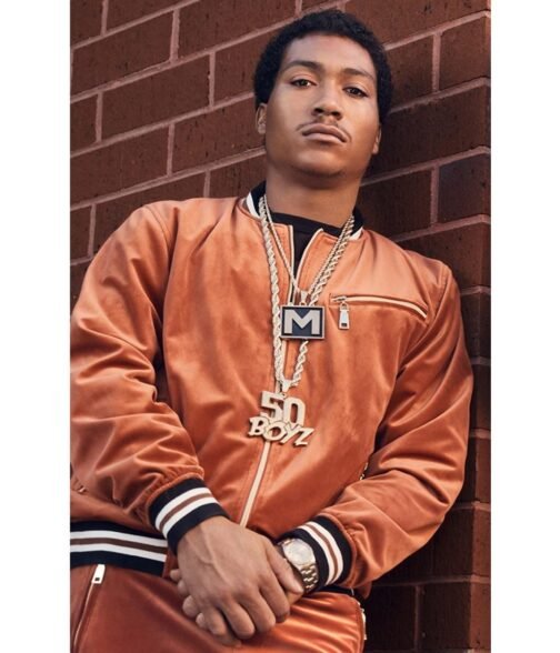 Demetrius Flenory Jr. BMF Bomber Brown Jacket
