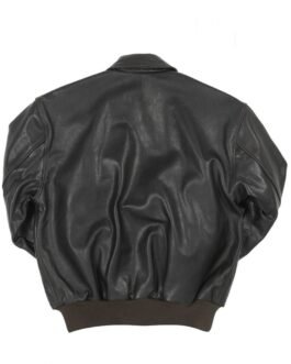 Jasun Jabbar Wardlaw Jr BMF Bomber Leather Jacket