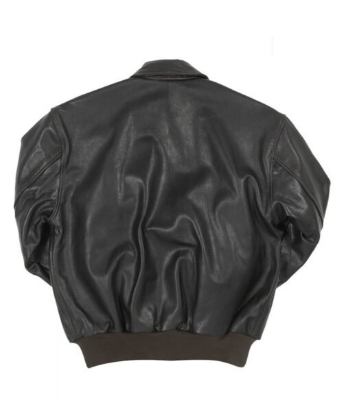 Jasun Jabbar Wardlaw Jr BMF Bomber Leather Jacket - Image 2