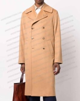 Colin Hanks A Friend of the Family Brown Wool Coat