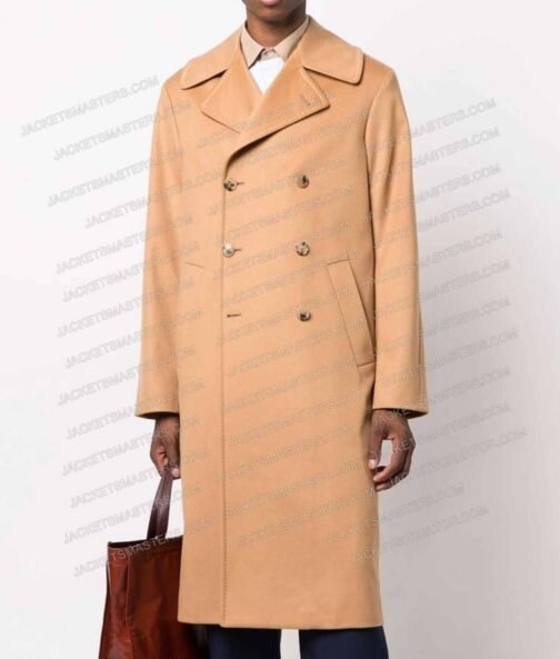 Colin Hanks A Friend of the Family Brown Wool Coat