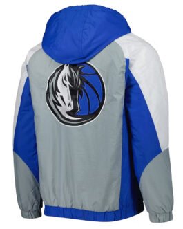 Body Check Dallas Mavericks Half-Zip Hoodie Jacket