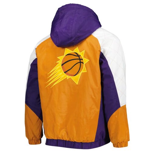 Body Check Phoenix Suns Half-Zip Hoodie Jacket - Image 2