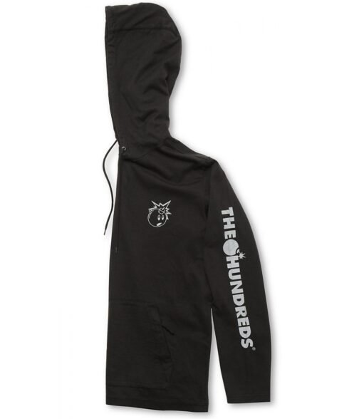 Bomb The Hundreds Bearer Black Fleece Hoodie - Image 4