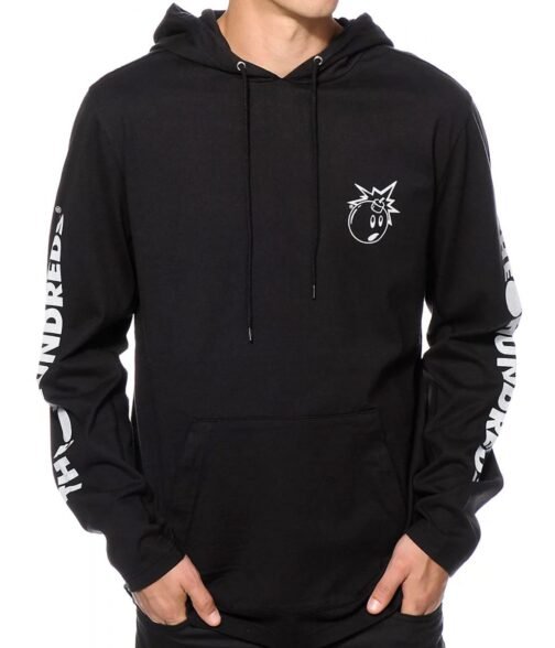Bomb The Hundreds Bearer Black Fleece Hoodie