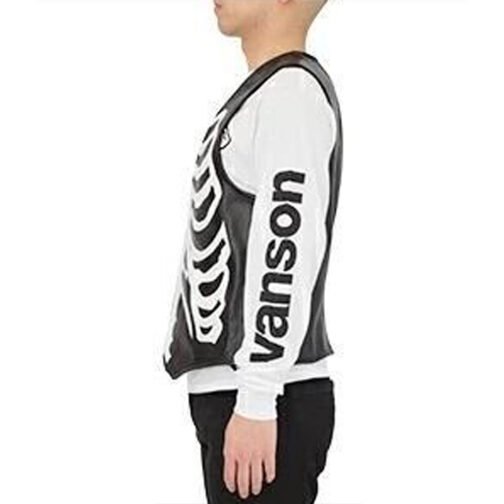Skeleton Leather Vest - Image 5