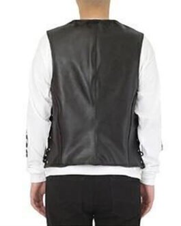 Skeleton Leather Vest