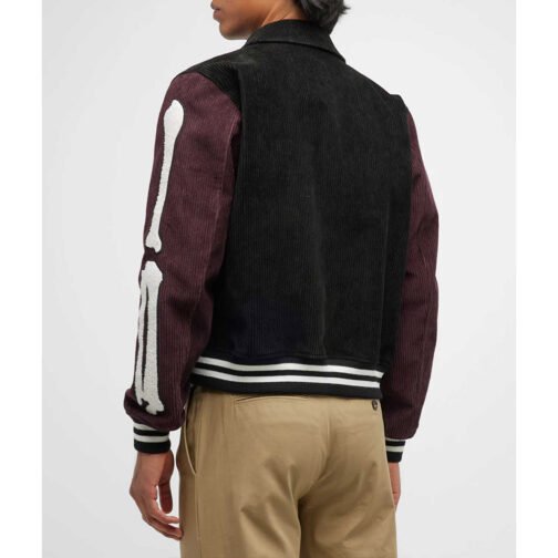 Bones Amiri Corduroy Varsity Jacket - Image 3