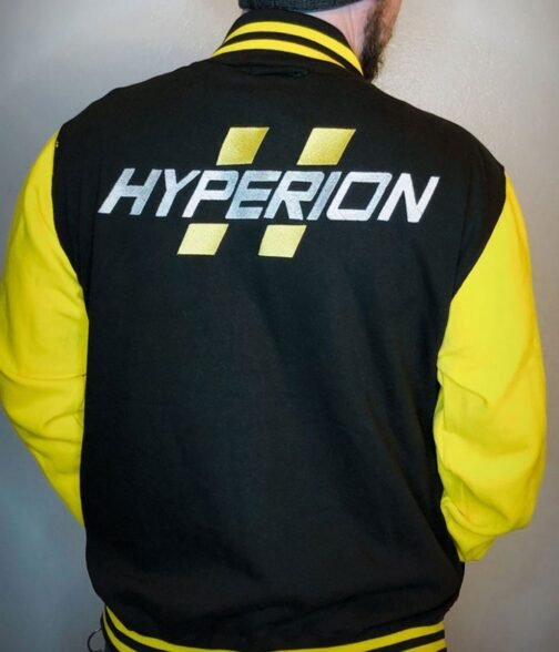 Letterman Borderlands Hyperion Black and Yellow Jacket - Image 2