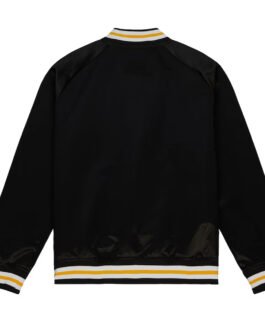 Boston Bruins 100th Anniversary Black Satin Jacket