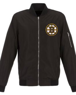 Boston Bruins Black Lightweight Nylon Jacket