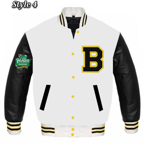 Boston Bruins Classic Varsity Jacket - Image 4