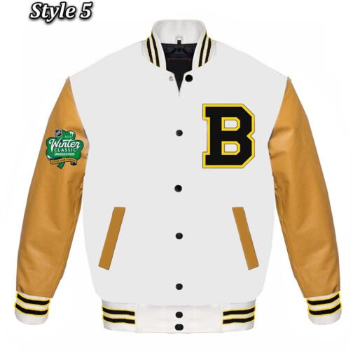 Boston Bruins Classic Varsity Jacket - Image 5