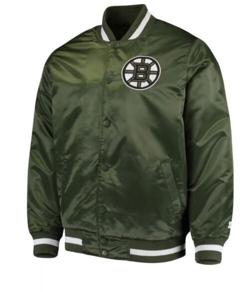 Starter Boston Bruins Green Jacket