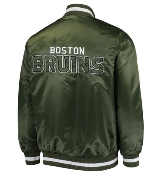Starter Boston Bruins Green Jacket - Image 2