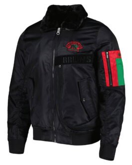 Boston Bruins Ty Mopkins Black Jacket