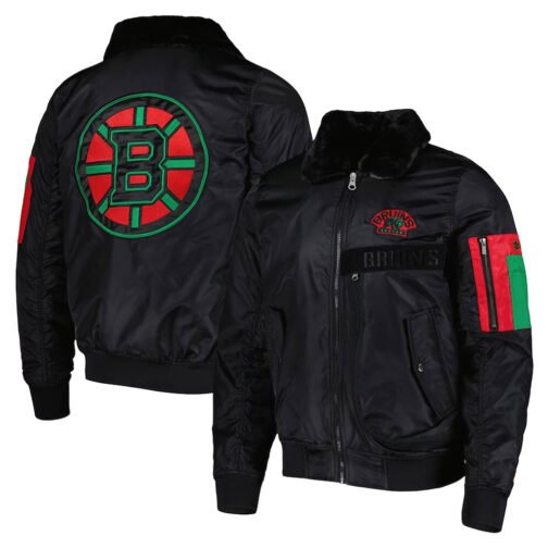 Boston Bruins Ty Mopkins Black Jacket - Image 3