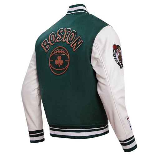 2023/24 Boston Celtics City Edition Varsity Jacket - Image 2