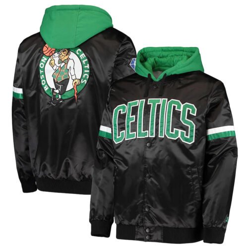 Boston Celtics 75th Anniversary Hoodie Jacket - Image 3