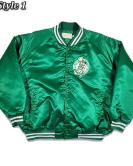 Green 80’s Boston Celtics Satin Jacket