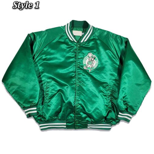 Green 80’s Boston Celtics Satin Jacket
