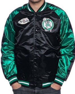 Boston Celtics The Finals 2008 Black and Green Jacket