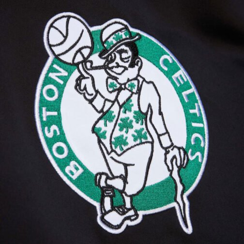 Boston Celtics Black Out Satin Jacket - Image 4