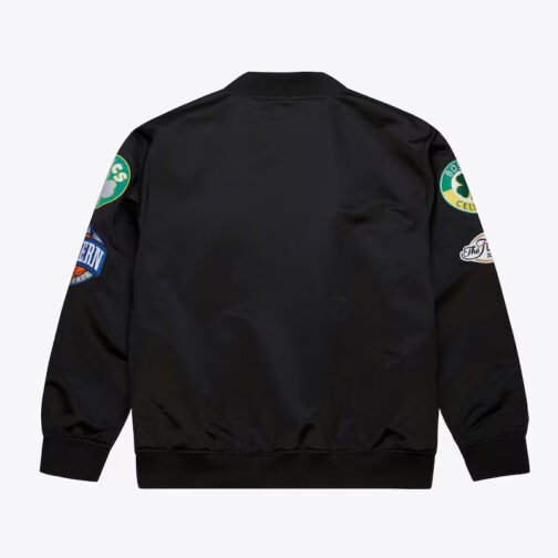 Boston Celtics Black Out Satin Jacket - Image 2