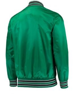 Boston Celtics Satin Kelly Green Jacket