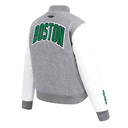 Boston Celtics Classic Varsity Wool/Leather Jacket - Image 6