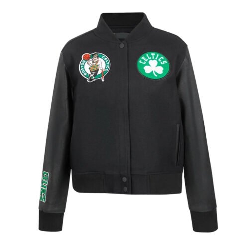 Boston Celtics Classic Varsity Wool/Leather Jacket