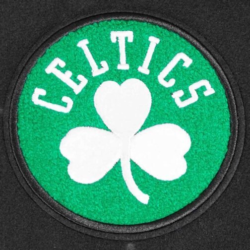 Boston Celtics Classic Varsity Wool/Leather Jacket - Image 9