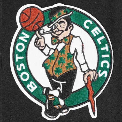 Boston Celtics Classic Varsity Wool/Leather Jacket - Image 10