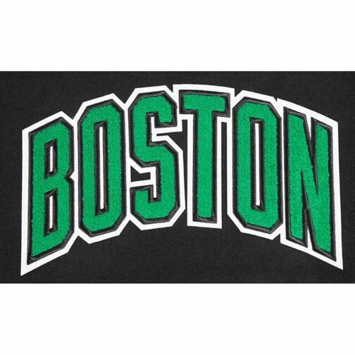Boston Celtics Classic Varsity Wool/Leather Jacket - Image 12