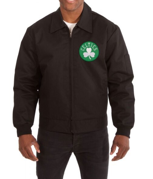 Black Boston Celtics Workwear Jacket