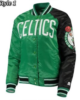 Dugout Boston Celtics Satin Jacket