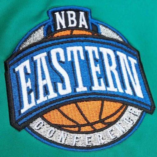 Boston Celtics Heavyweight Green Satin Jacket - Image 3