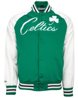 Green/White Boston Celtics Prime Time Jacket