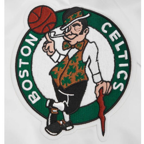 Boston Celtics Mashup Classic Rib Satin Jacket - Image 9