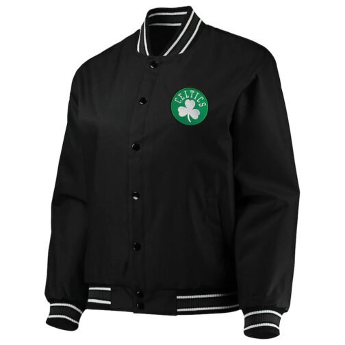 Boston Celtics Poly Twill Black Jacket