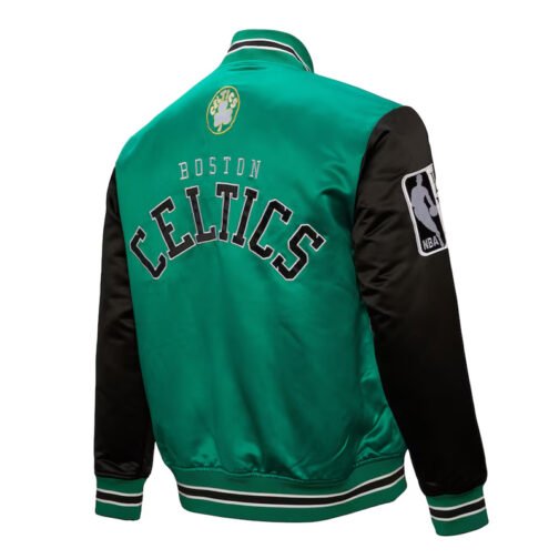 Primetime Boston Celtics Green and Black Jacket - Image 2