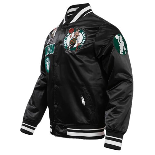 Boston Celtics Retro Classic Rib Jacket - Image 8