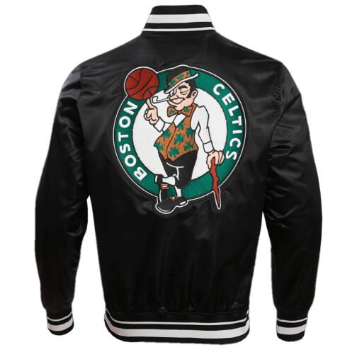Boston Celtics Retro Classic Rib Jacket - Image 5
