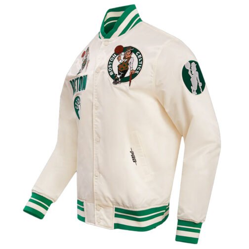 Boston Celtics Retro Classic Rib Jacket - Image 7