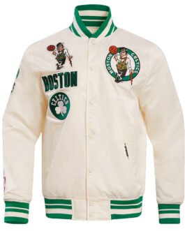 Boston Celtics Retro Classic Rib Jacket