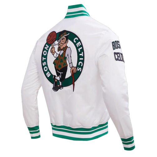 Boston Celtics Retro Classic Rib Jacket - Image 12