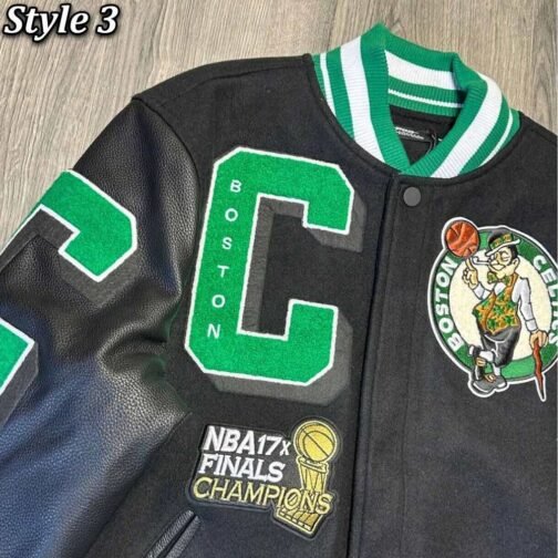 Boston Celtics Retro Classic Varsity Jacket - Image 16
