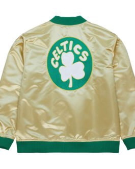 Boston Celtics Team OG 2.0 Gold Satin Jacket